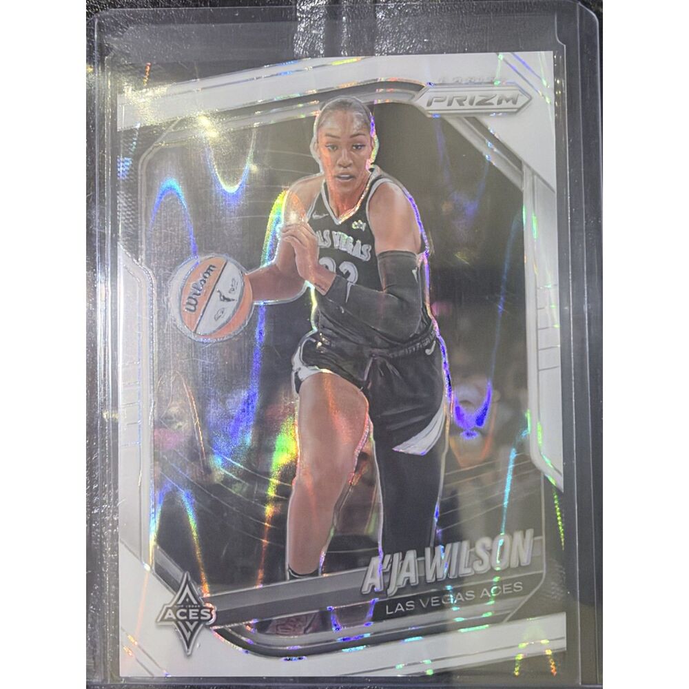 2025 Panini Prizm A'ja Wilson Prizm #76 Las Vegas Aces